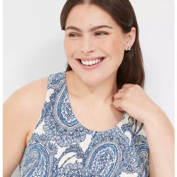 NWT Lane Bryant Cacique Tank & Short PJ Sleep Set Size 22 24 (3X) Dreamy Cool! - Picture 3 of 6